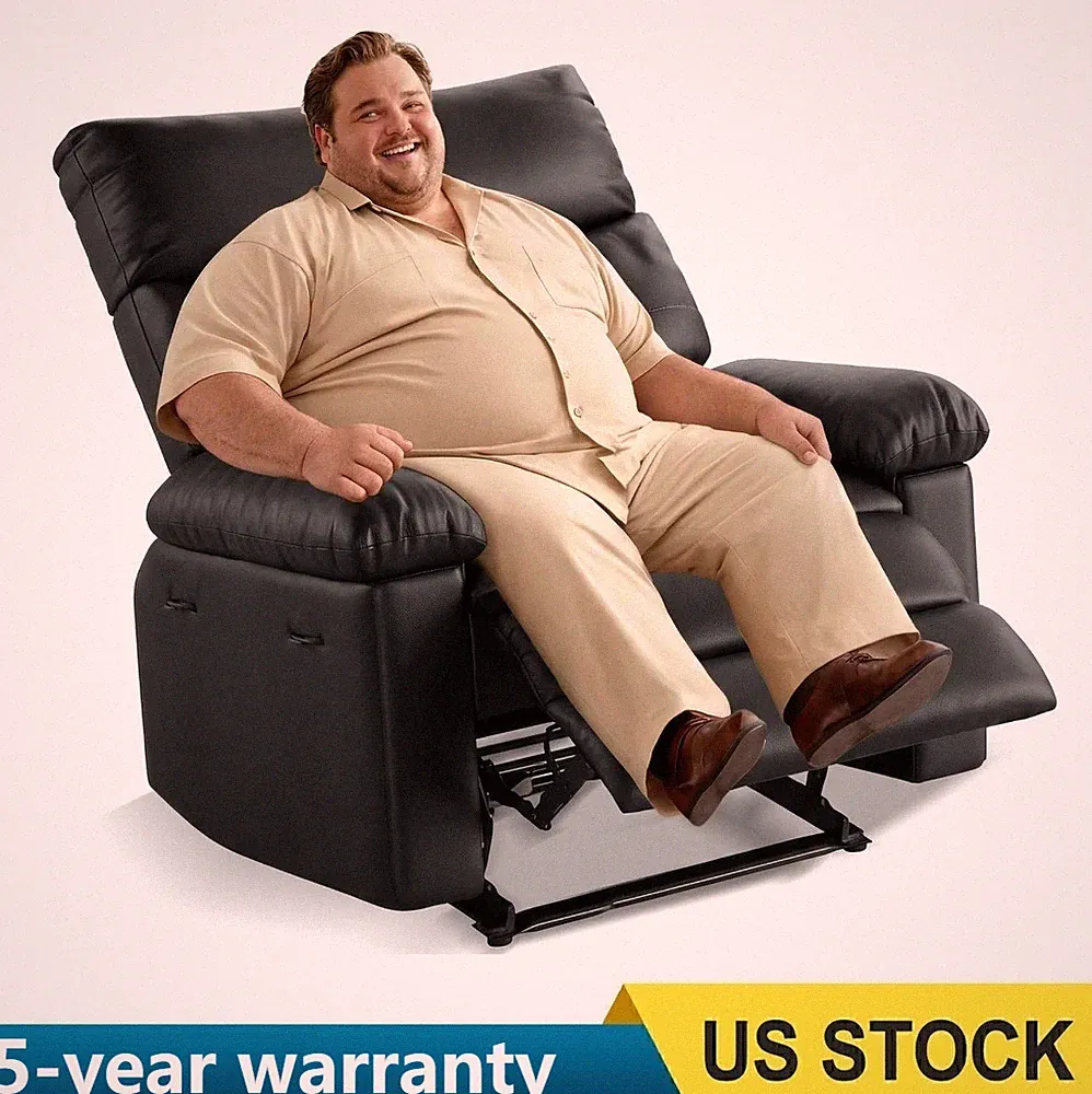 Oversized Electric Recliner Chair, Massage Rocking Chair, 360° Swivel for Adults