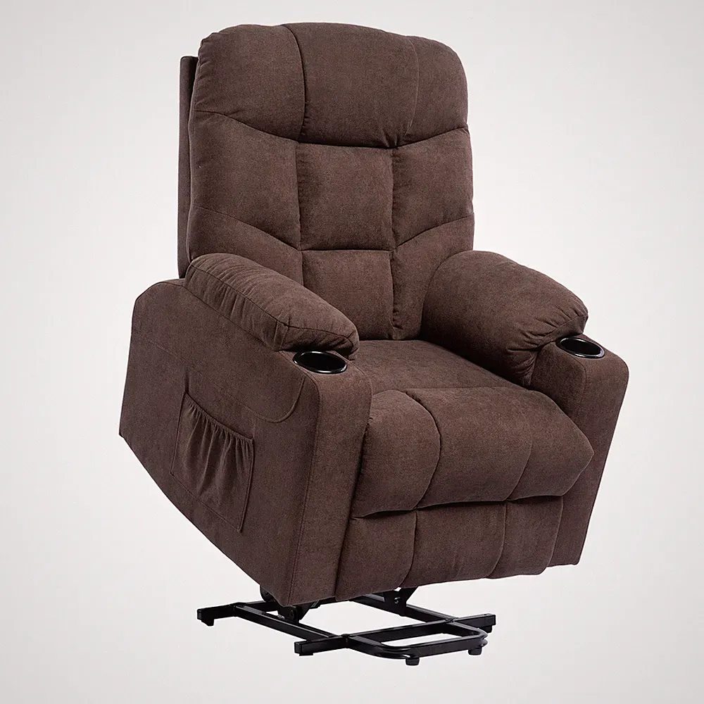 Power Lift Massage Heated Recliner Chair for Elderly Cup Holders/Remote Control
